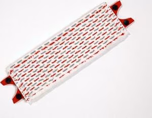 Wkład do Mopa Płaskiego Vileda Ultramax XL Microfibre 2w1, biała nakładka z czerwonymi włóknami i zatrzaskami
