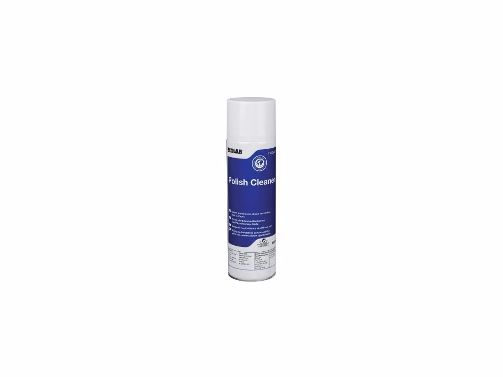 Polish Cleaner 500ml Ecolab 9006770, widok z oddalenia na preparat do konserwacji stali nierdzewnej