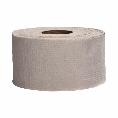 Papier Toaletowy Jumbo Cliro 51855, szara rolka z makulatury o gofrowanej strukturze na białym tle