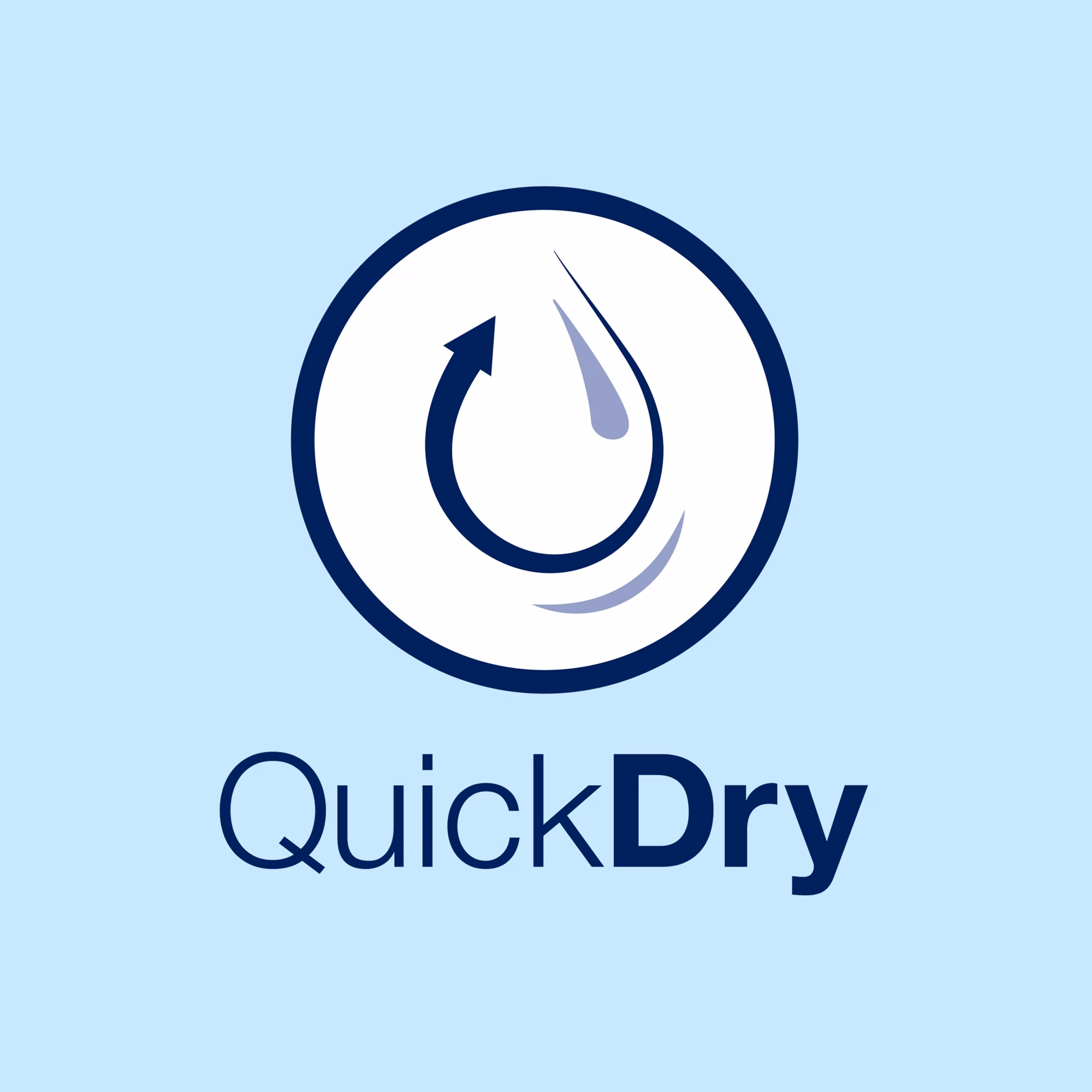 Tork Xpress 100297, logo technologii QuickDry symbolizujące szybkie osuszanie dłoni