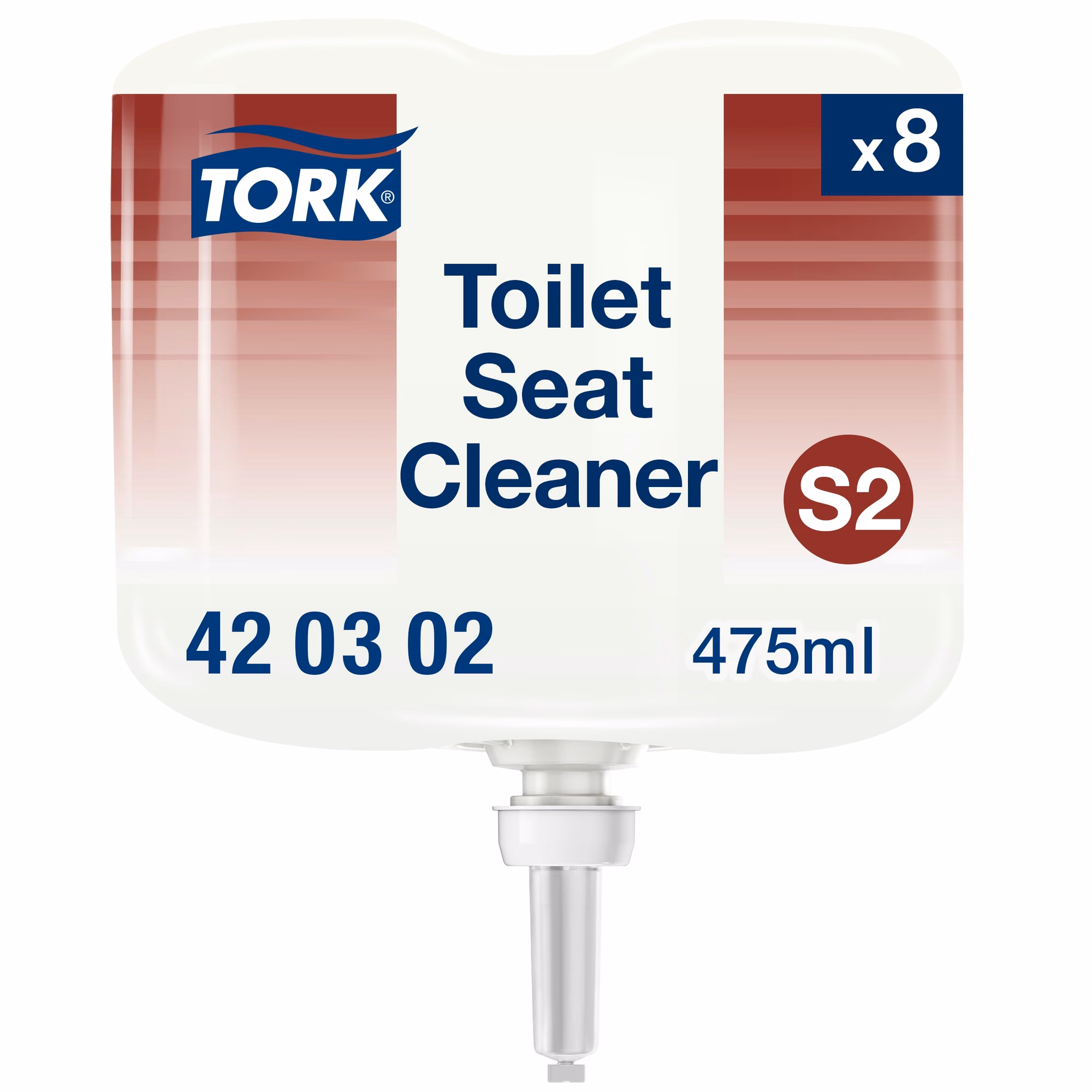 Tork płyn do czyszczenia deski sedesowej, wkład 475ml system S2 z oznaczeniem x8 sztuk