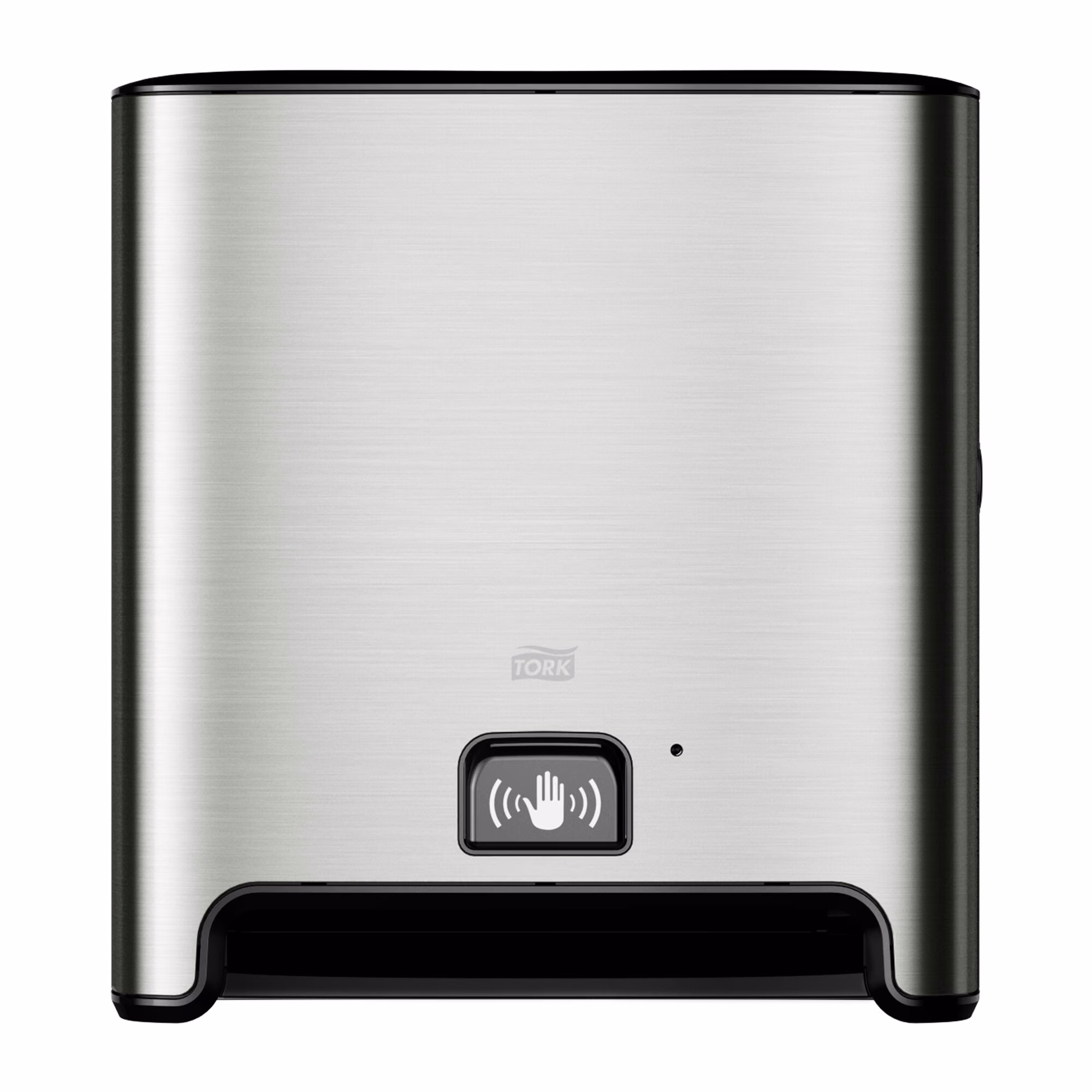 Tork Matic® dozownik do ręcznika w roli z sensorem Intuition™ 460001, widok od frontu, stal nierdzewna
