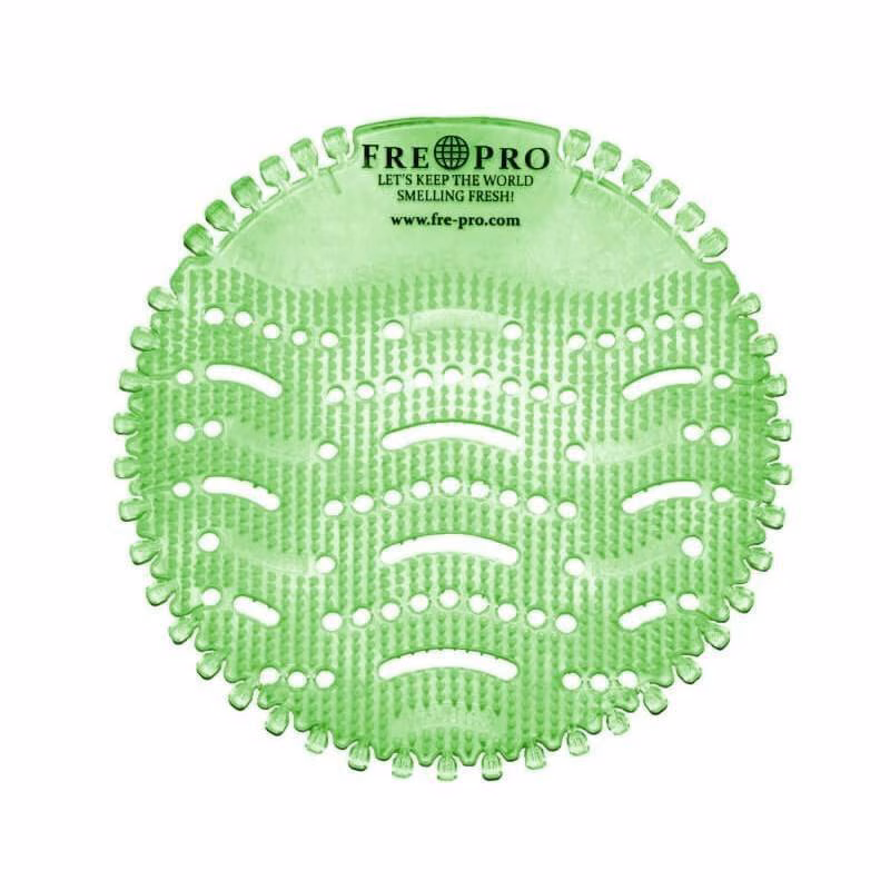 FRE-PRO wkł.A'2 do pisuaru ogórek-melon, zielona wkładka Wave 2.0 z wypustkami antyrozpryskowymi