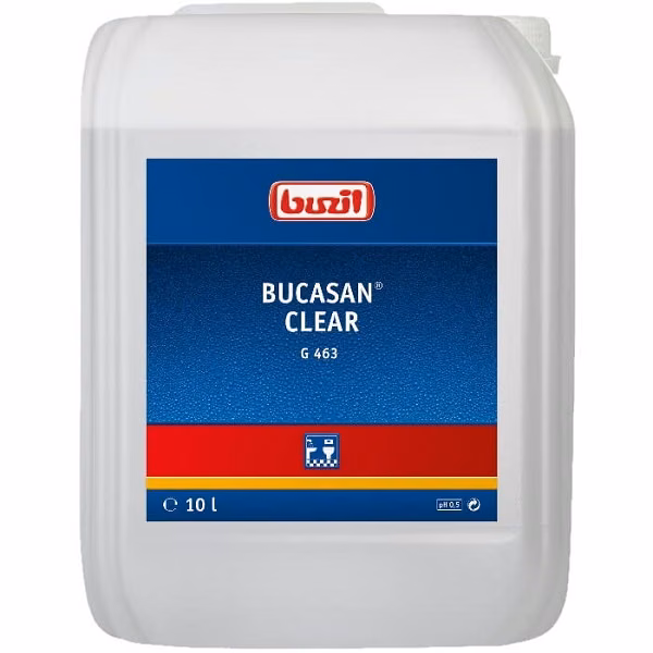 BUCASAN CLEAR G463 1l - środek do WC, duży biały kanister o pojemności 10 litrów