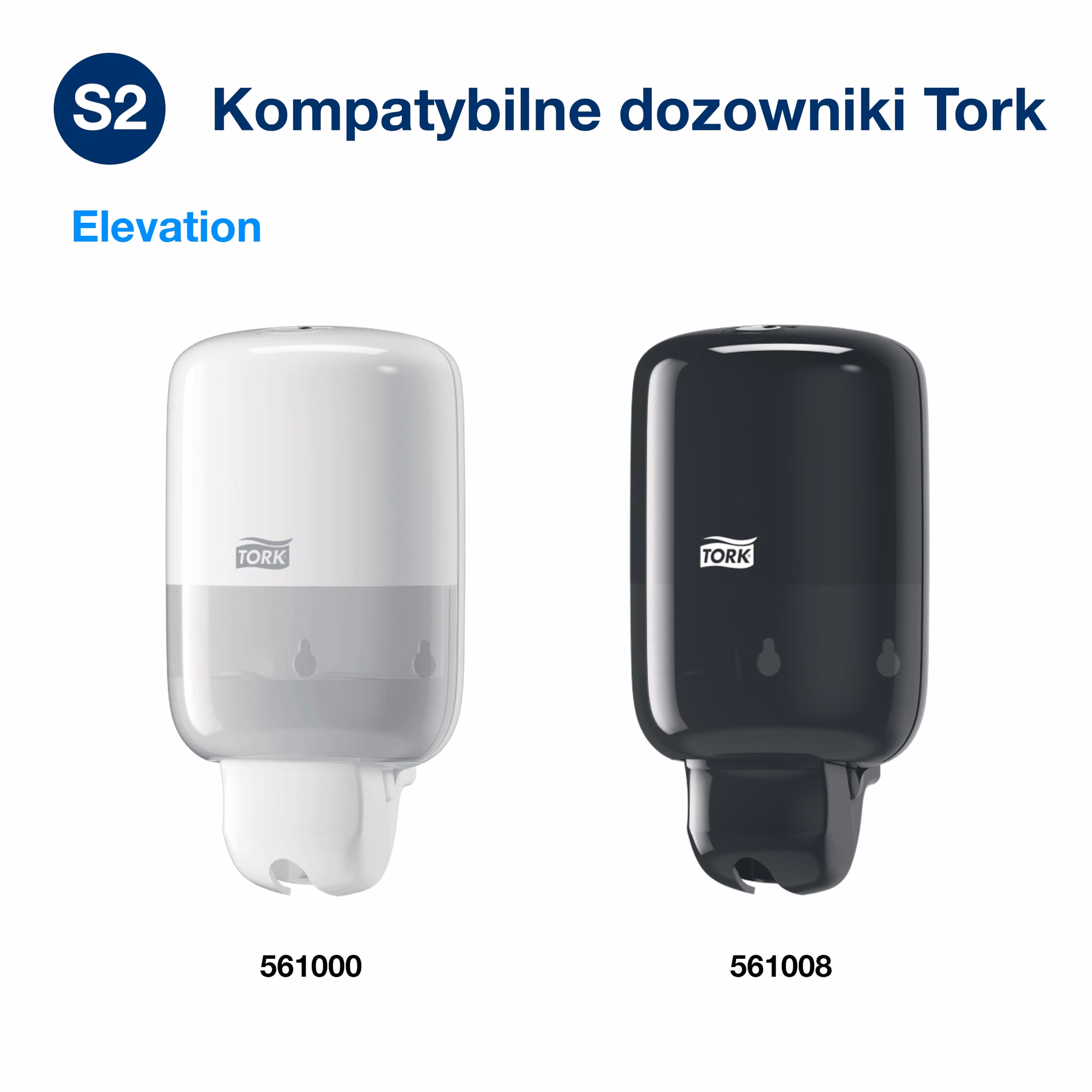 Tork nawilżający balsam do rąk do skóry wrażliwej, kompatybilne dozowniki Elevation biały i czarny