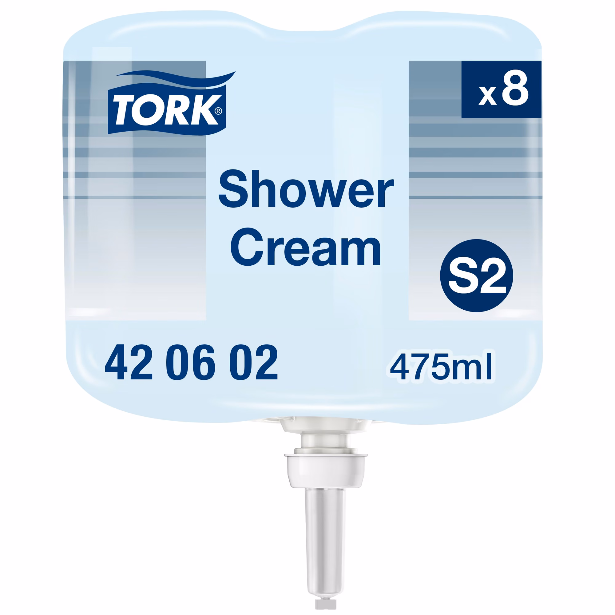 Tork Mini kremowy żel pod prysznic, wkład 475ml system S2 z widocznym numerem artykułu 420602