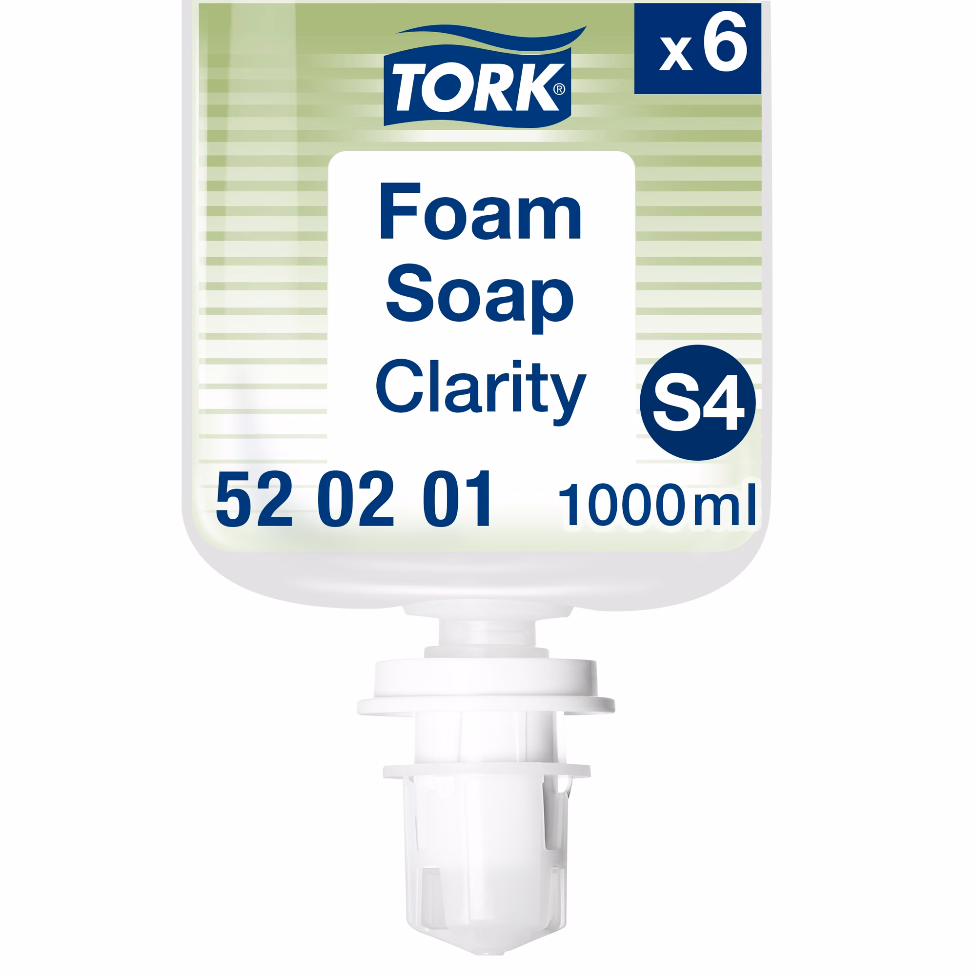Tork czyste mydło w pianie S4, wkład 1000ml z pompką, opakowanie 6 sztuk