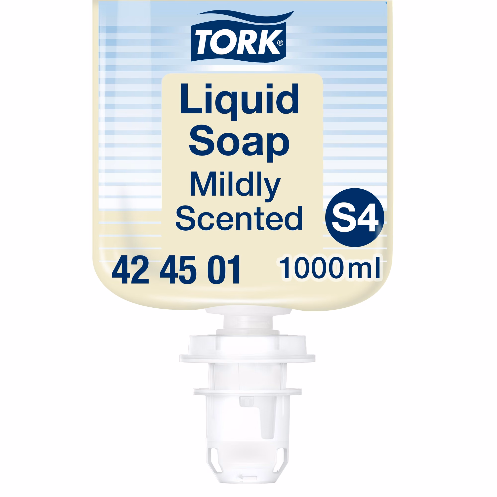 Tork delikatnie perfumowane mydło w płynie S4, szczelny wkład zintegrowany z jednorazową pompką dozującą